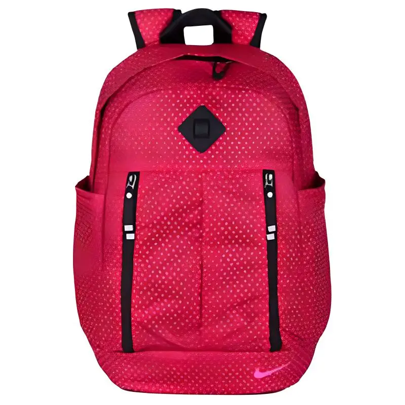 Nike Polyester Backpack Regular Women's Rose Red