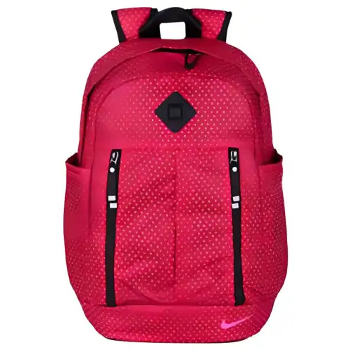 Nike Polyester Backpack Regular Women's Rose Red