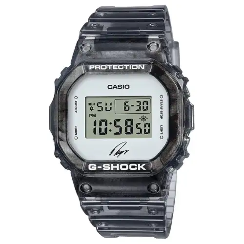 CASIO G SQUAD Quartz Movement Resin Strap Watch Men's Watches Gray Dial