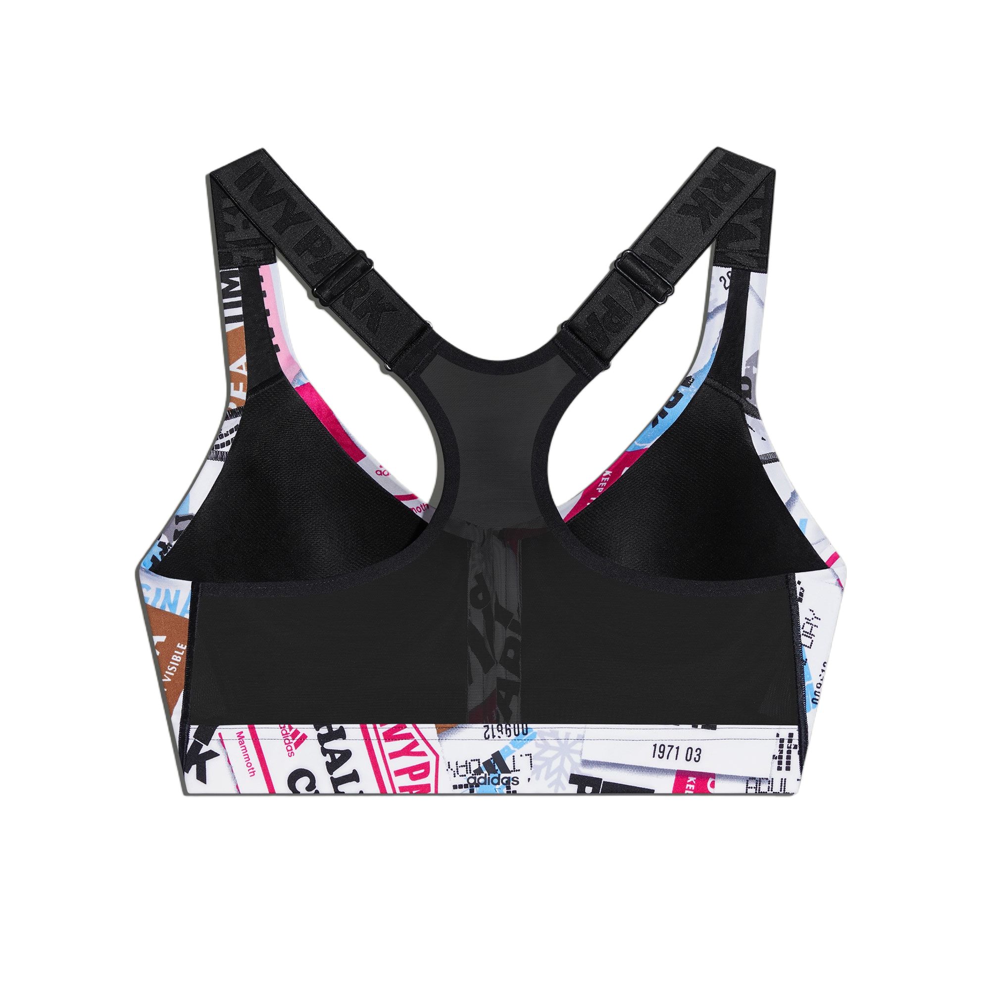 Adidas Ivy Park Medium Support Ski Tag Bra Multicolor