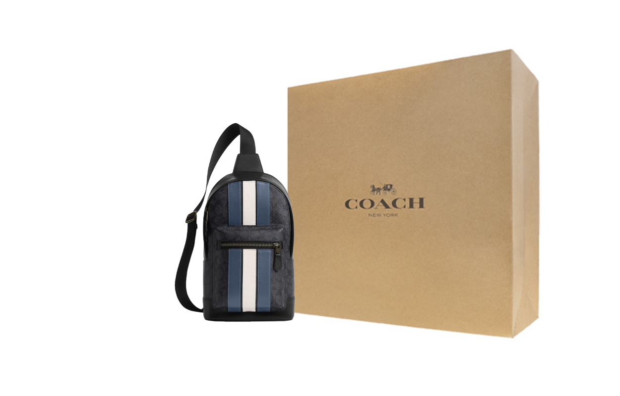 Мужская сумка COACH West 20 (разноцветная)