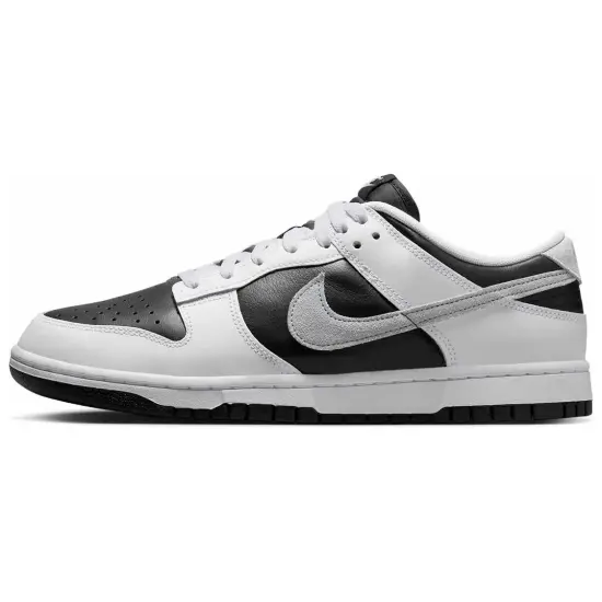 Nike Dunk Anti Slip Wear Resistant Low Top Skateboard Shoes Men's White Black