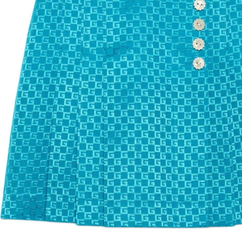 Детская юбка Gucci SS23 Logo (синий) — фото 4
