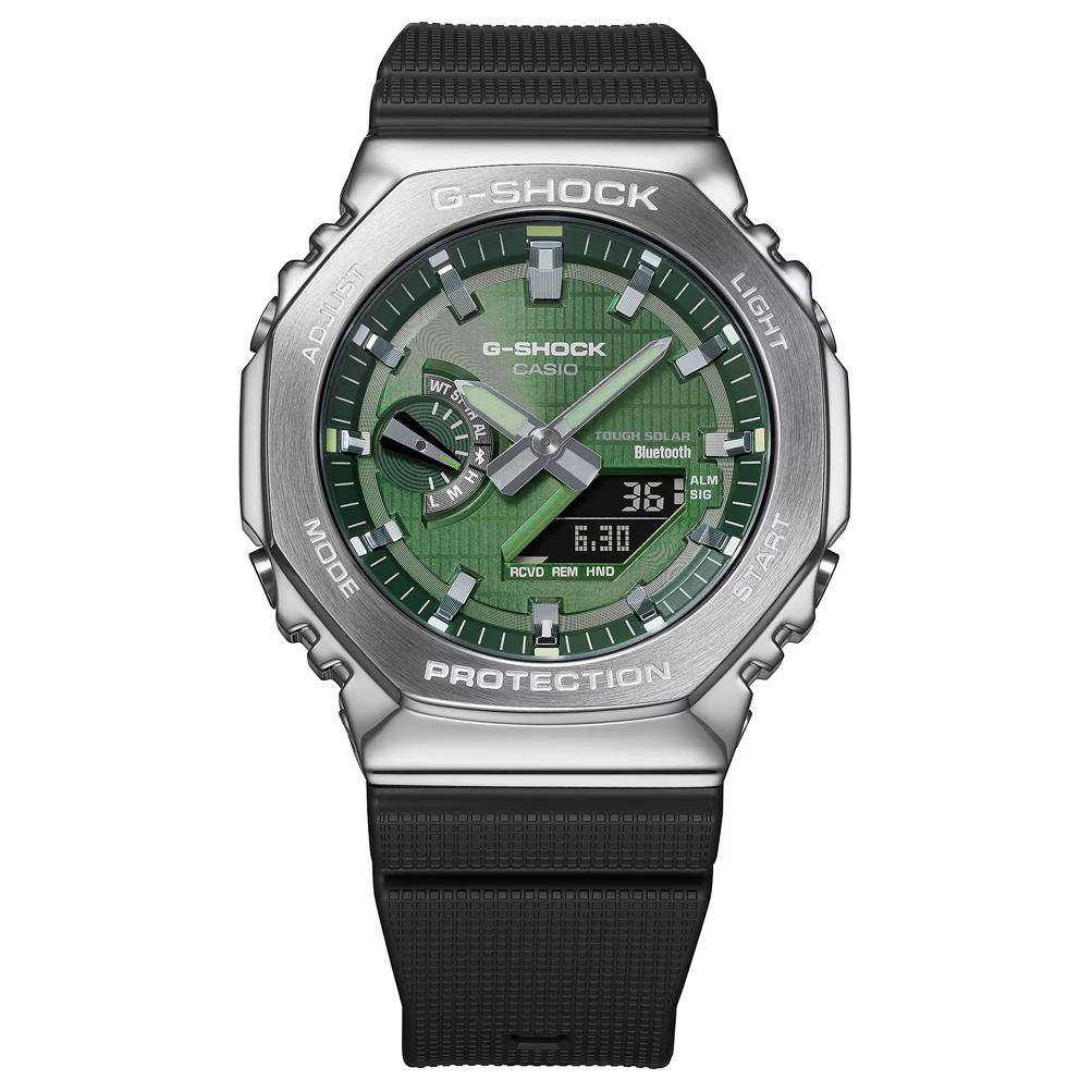 CASIO Unisex Liquid Crystal/Analog Dual Display Series Green Watch GBM-2100A-1A3
