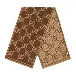 GUCCI GG-jacquard Wool Scarf