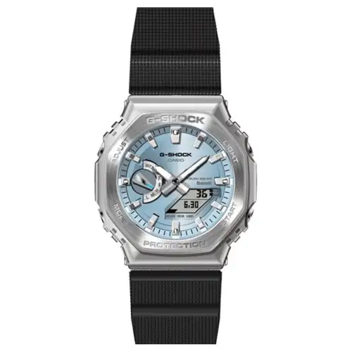 CASIO Unisex Liquid Crystal/Analog Dual Display Series Blue Watch GBM-2100A-1A2