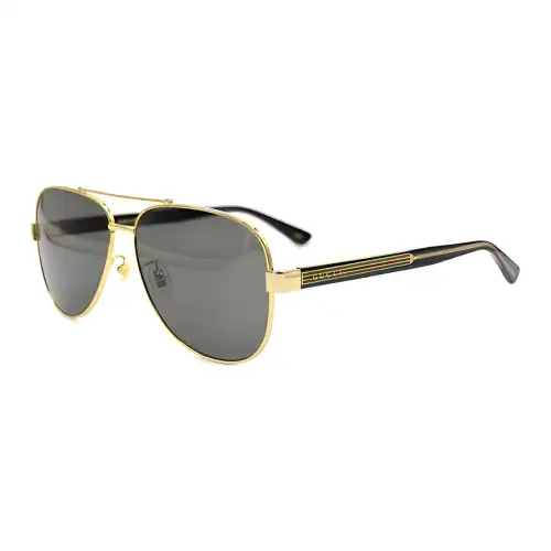 GUCCI Logo Aviator Sunglasses Men's