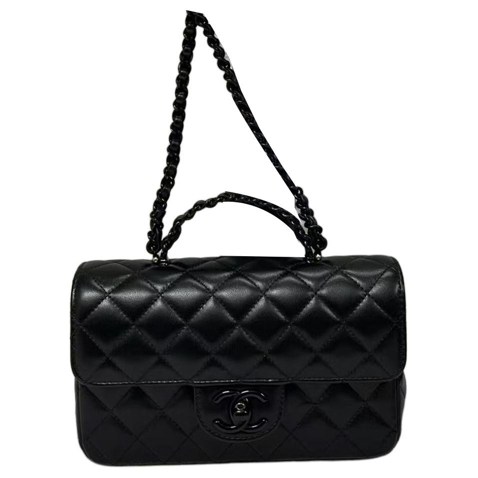 Женская сумка Chanel CHANEL So Black 25C (черная)