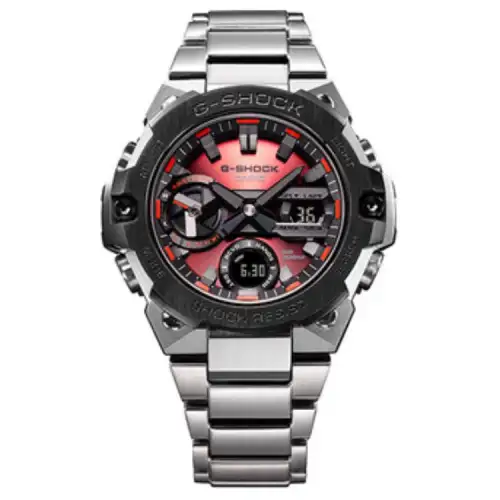 CASIO Men G-STEEL Series Red Watch