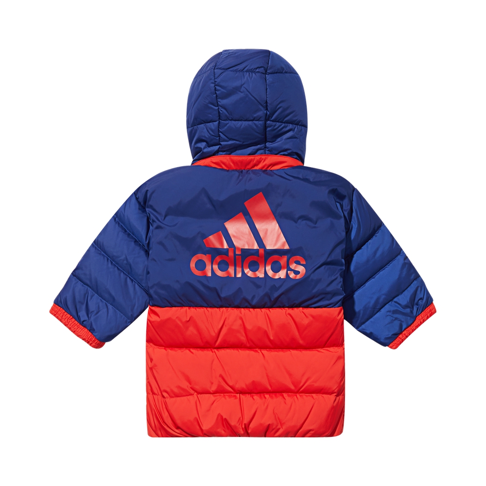 Детская куртка adidas IN J CB DOWN J (синяя) — фото 2