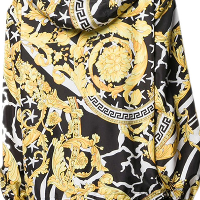 Женская куртка Versace Print Jacket (черная) — фото 2