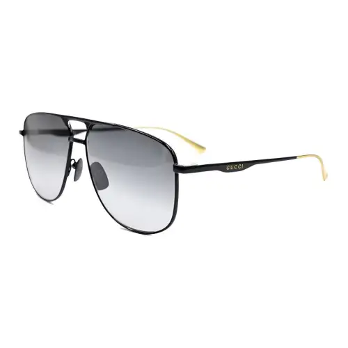 GUCCI Frame Series Aviator Sunglasses Men's Black