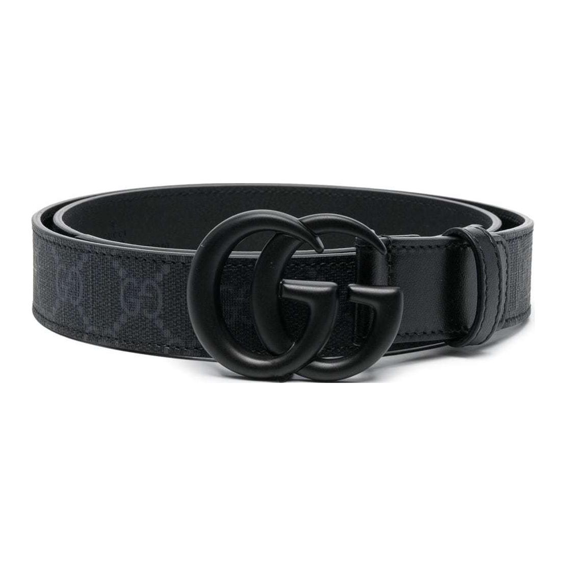 Мужской ремень Gucci GG Marmont (черный)
