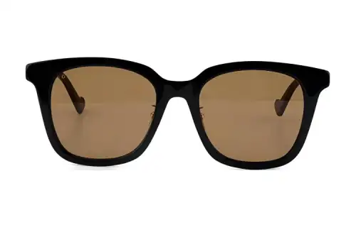 GUCCI Plate Frame Square Sunglasses Unisex