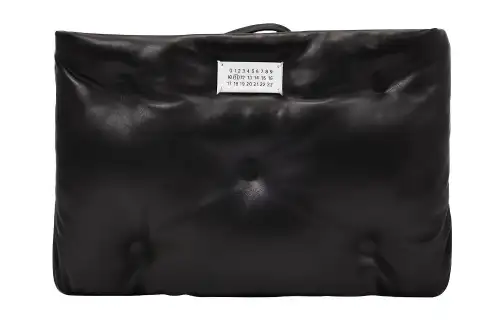 Maison Margiela Glam Slam Leather Cloud Bag Clutch Regular Women's Black