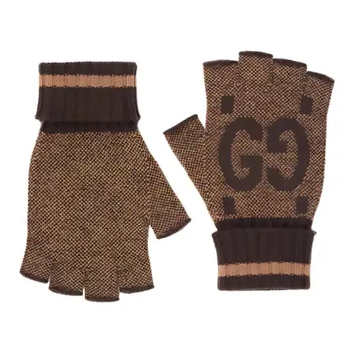 【Previous Season】GG cashmere fingerless gloves