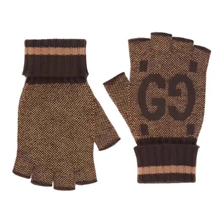 【Previous Season】GG cashmere fingerless gloves