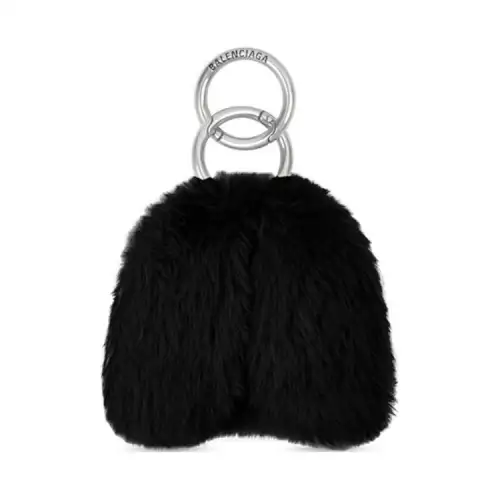 Balenciaga Polyester Earphone Case Women's Gray