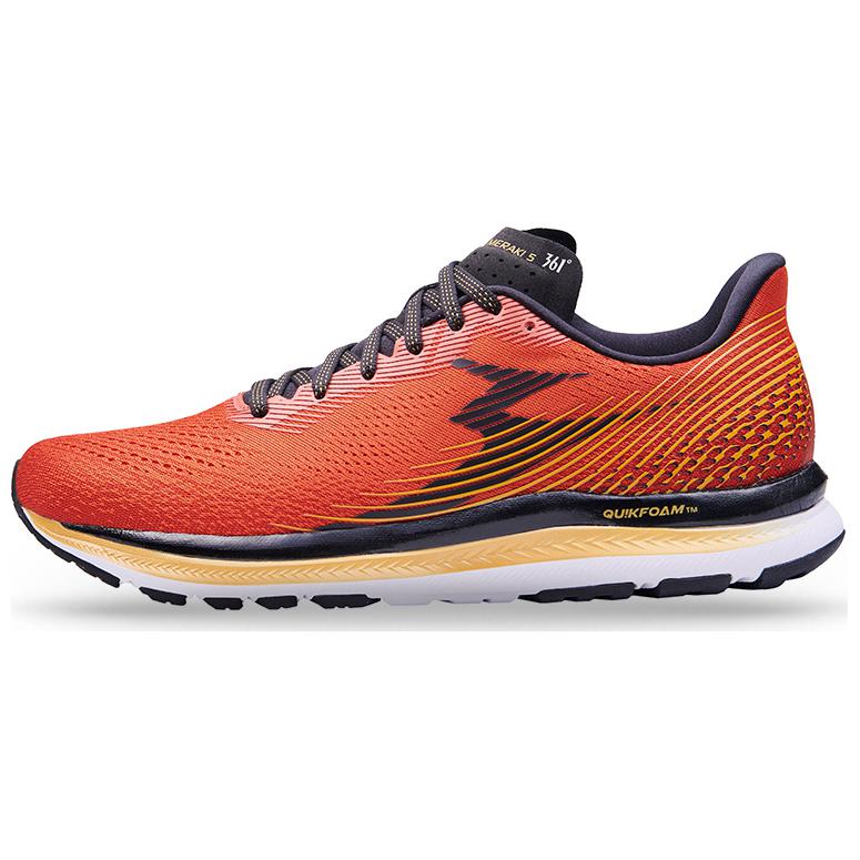 361° Slip Resistant Abrasion Resistant Low top Running Shoes Men’s Orange Black