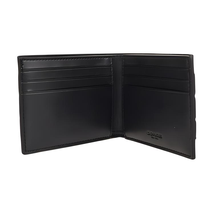 Мужской кошелек COACH Billfold Wallet 11 (черно-серый) — фото 5