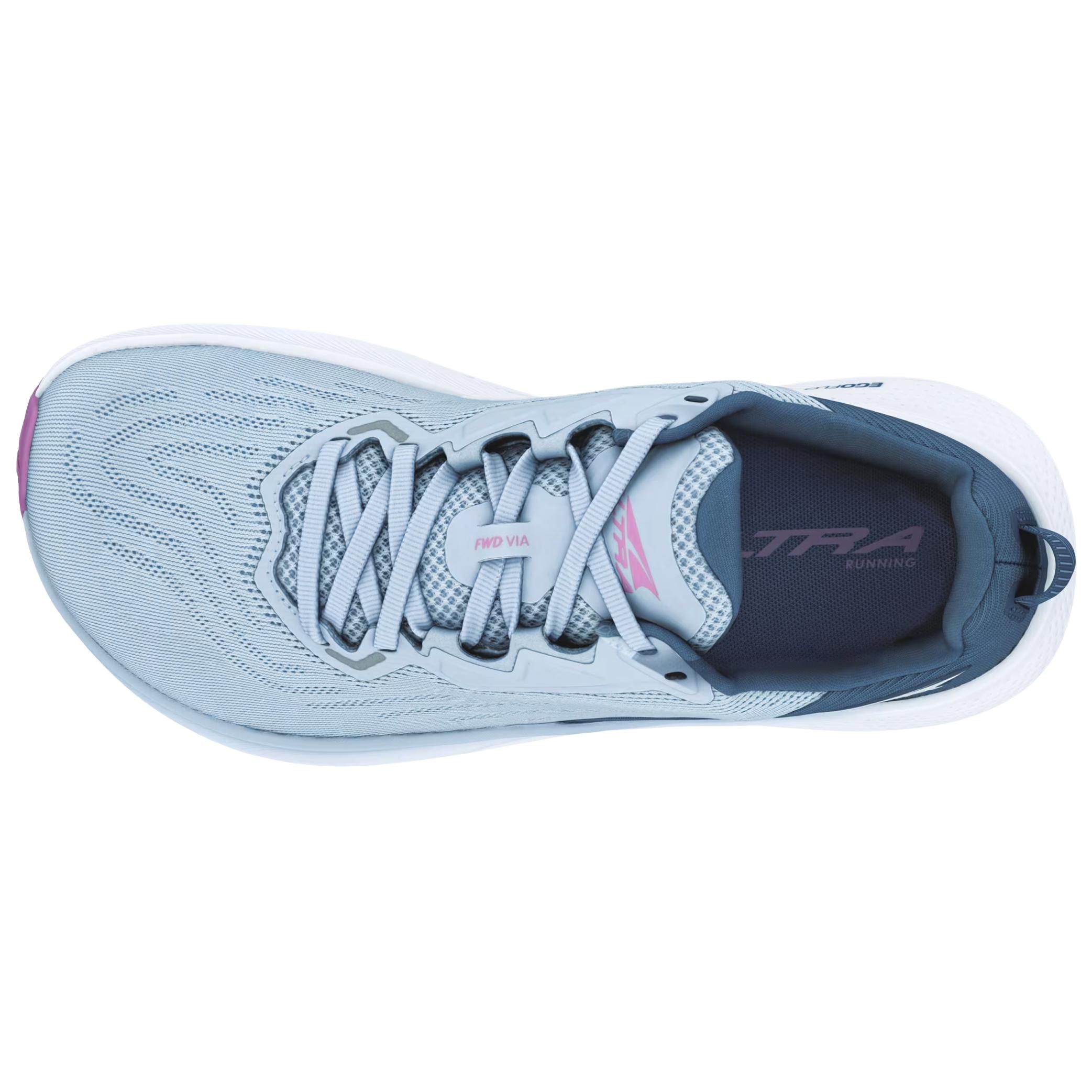 Altra Slip Resistant Abrasion Resistant Low top Running Shoes Women’s Light Blue White