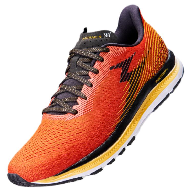 361° Slip Resistant Abrasion Resistant Low top Running Shoes Men’s Orange Black
