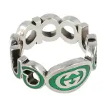GUCCI Sterling Interlocking G Ring