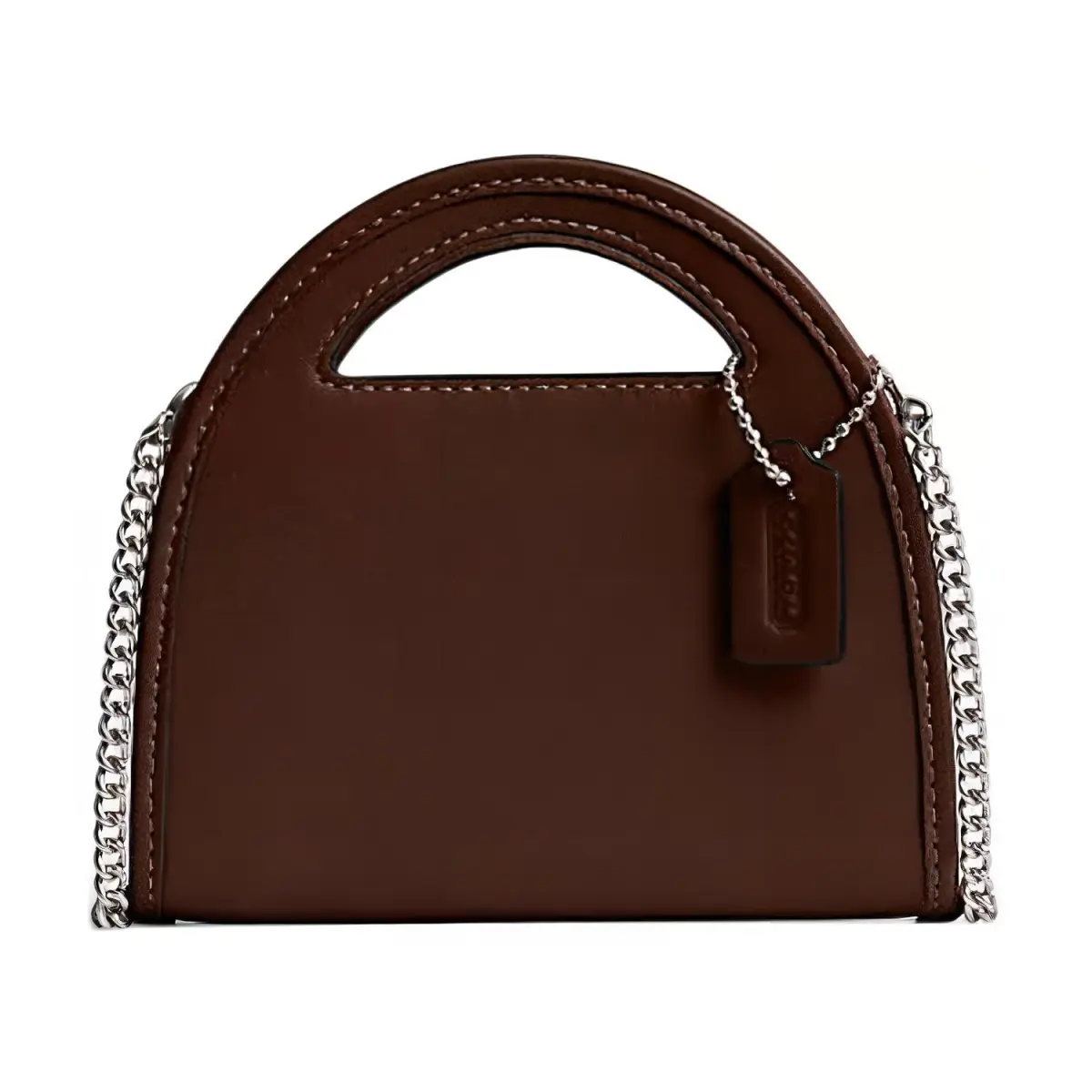 COACH Cow Leather Card Holder Regular Women's Maple Leaf