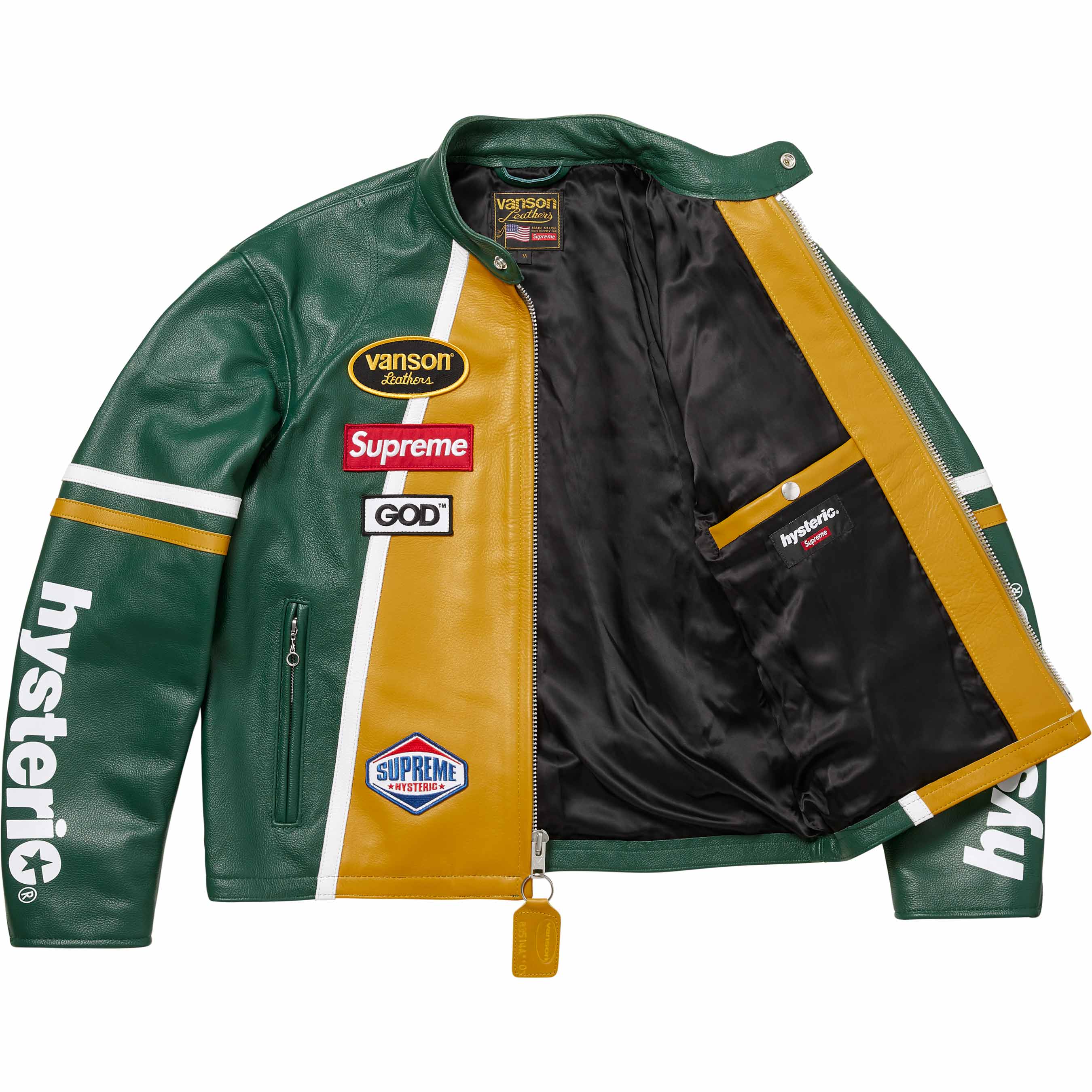 vanson x supreme hystericglamour 今週限定価格 Supreme x HYSTERIC GLAMOUR Vanson Leather Jacket SUP-FW24-216