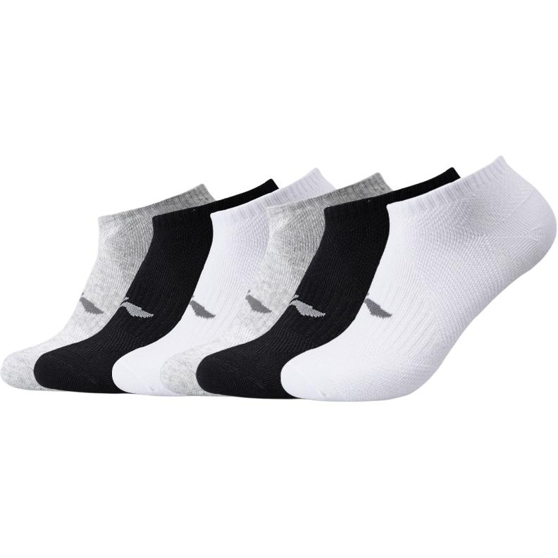 Li Ning No Show Socks Unisex 6 Pack