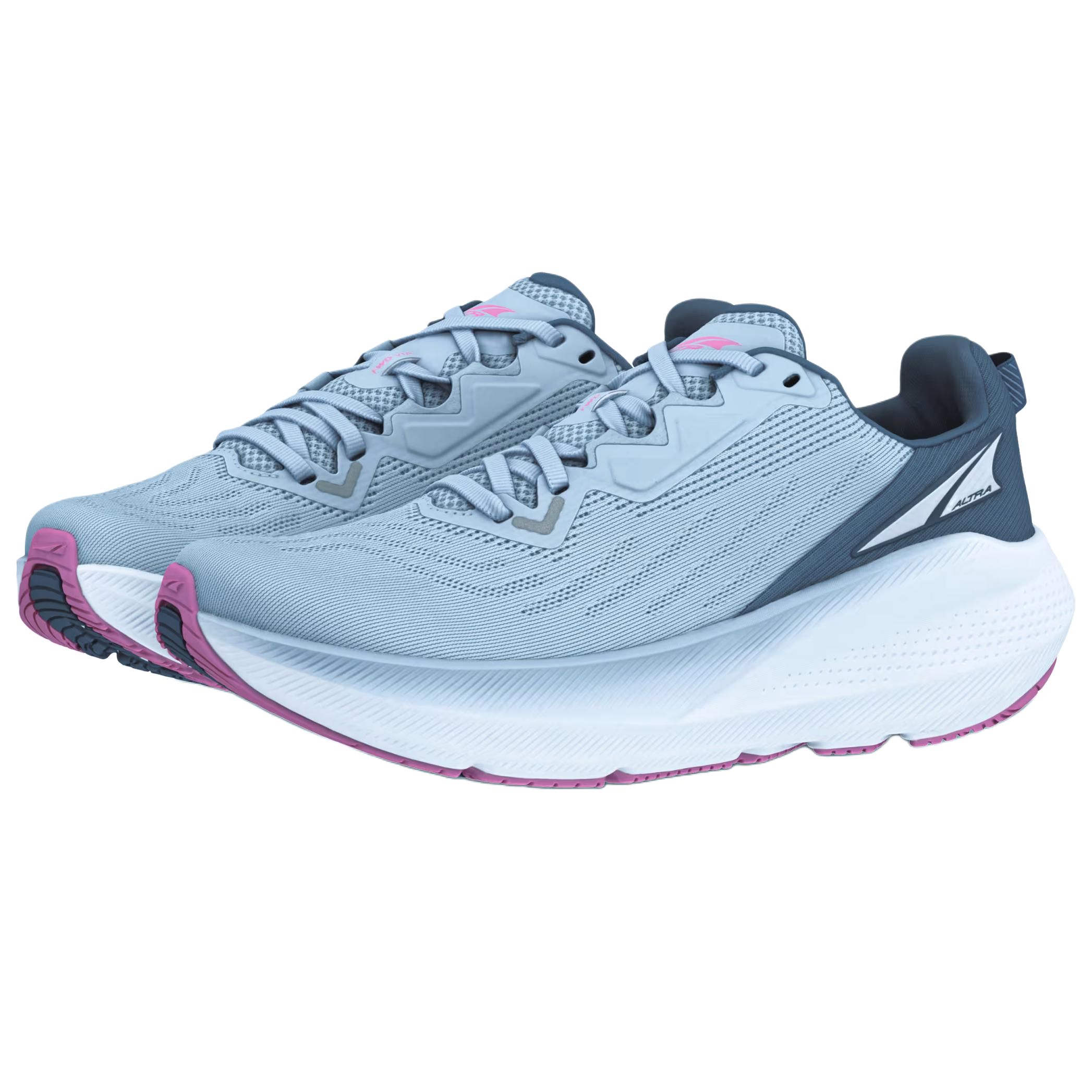 Altra Slip Resistant Abrasion Resistant Low top Running Shoes Women’s Light Blue White