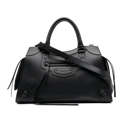 Balenciaga Neo Classic Grain Calfskin Handbag Medium Women's Black