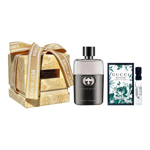GUCCI Gucci, fresh fragrant lemon perfume, gift box, 50 ml, 1.5 ml