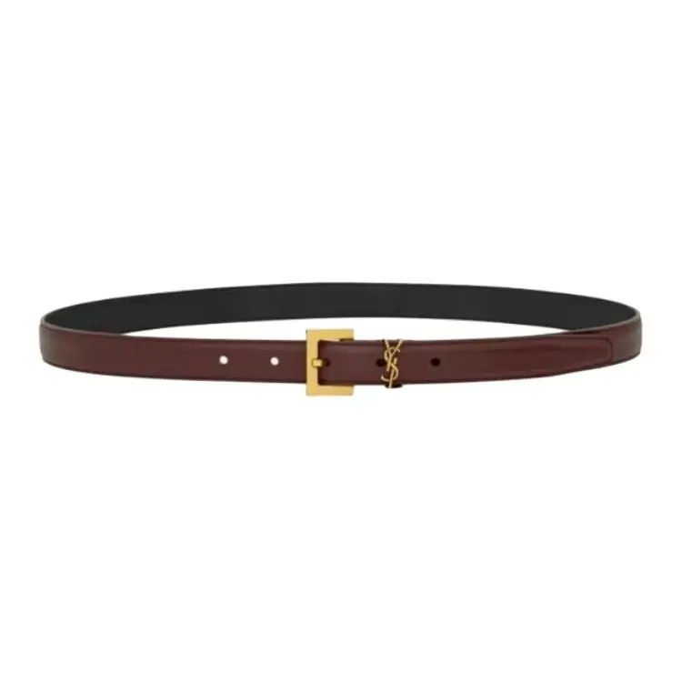 SAINT LAURENT Cassandre Thin Belt