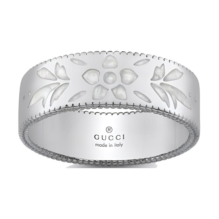 GUCCI Icon Rings Women's White