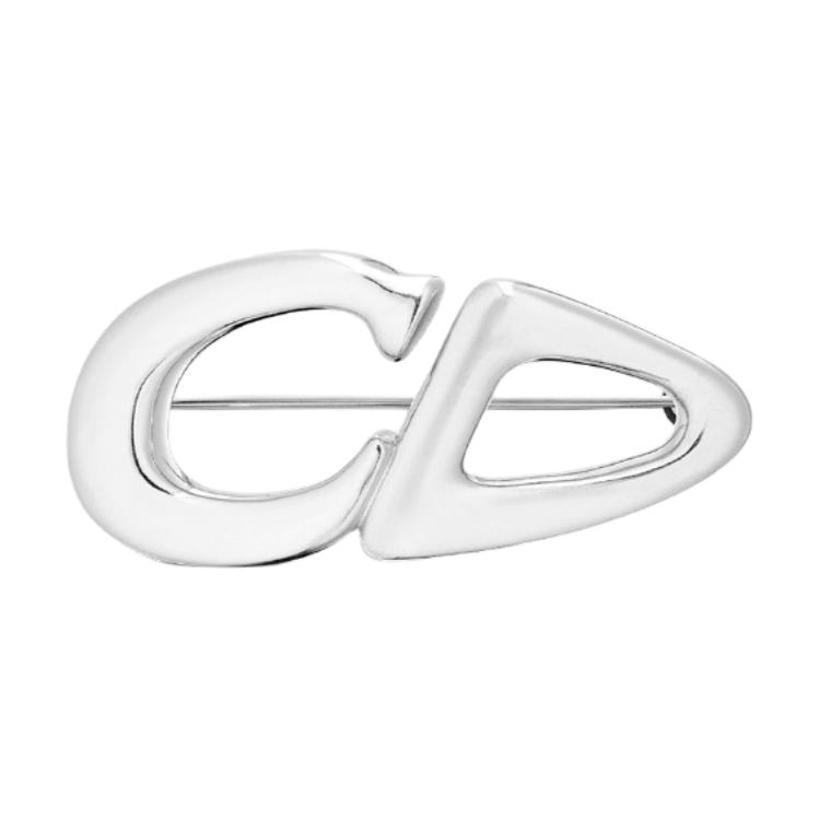Брошь Dior (серебристая)