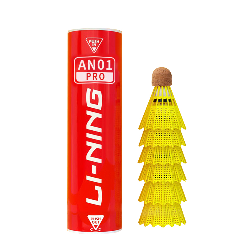 Li Ning AN01PRO 6 Pack Nylon Indoor And Outdoor Shuttlecocks