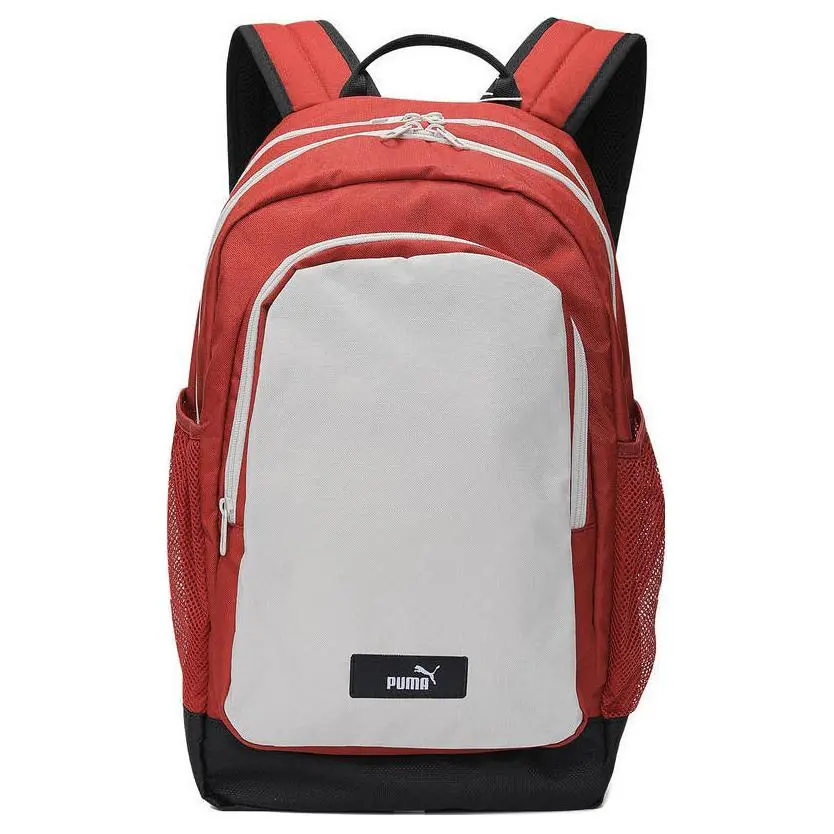 PUMA Polyester Backpack Regular Unisex Red & White