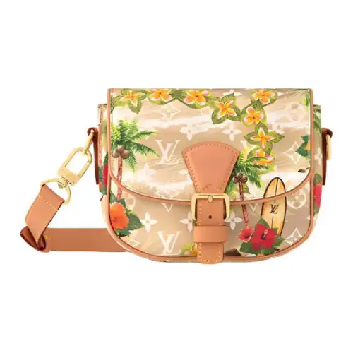 LOUIS VUITTON Montsouris Messenger Pm Monogram Surfin' Sand