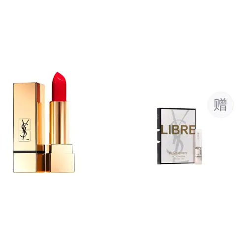 YSL, lipstick, perfume sample, set, square tube