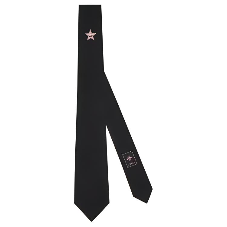 GUCCI Cotton Silk Blend Ties Men's