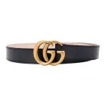 GUCCI GG Marmont Calfskin Leather Belts Kids' Blue