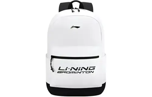 Li Ning Fabric Backpack Regular Unisex Black & White
