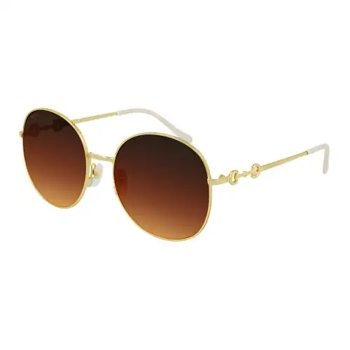GUCCI Horsebit Collection Sunglasses Women's Brown
