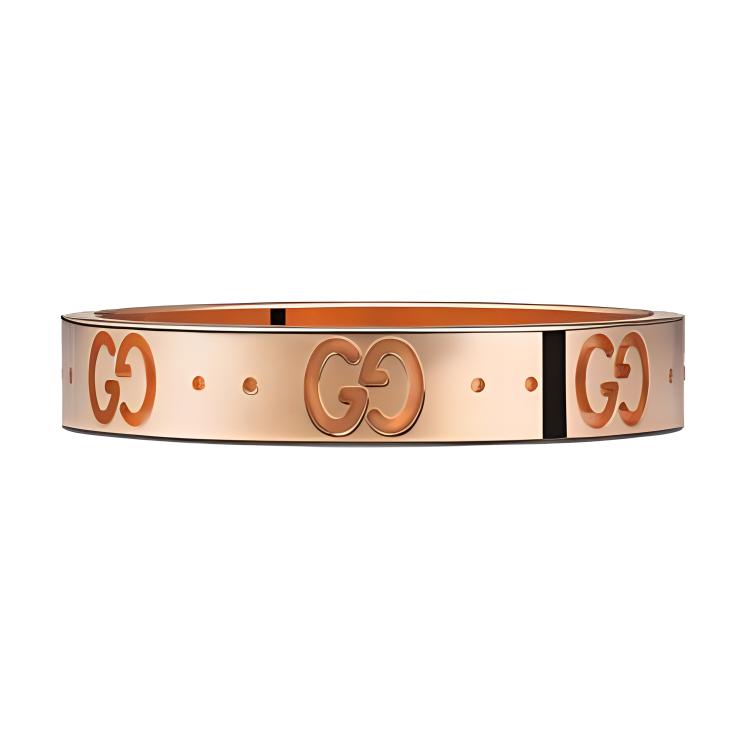 GUCCI Icon Rings Unisex Rose Gold