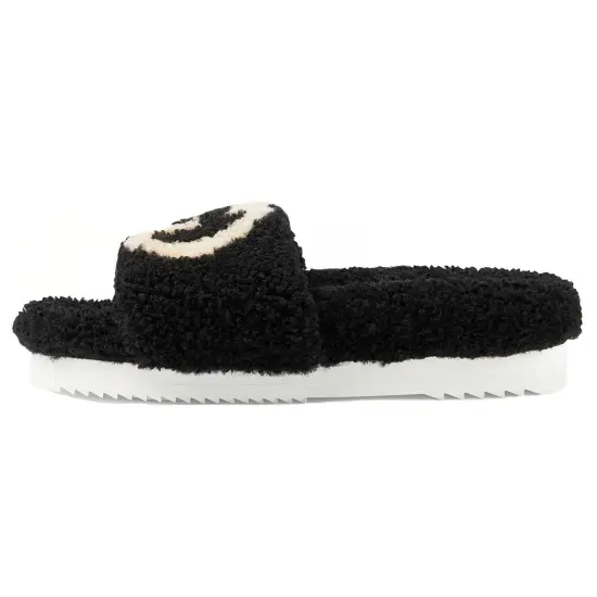 GUCCI Women's Slide 'Interlocking G Merino Wool - Black' Women's