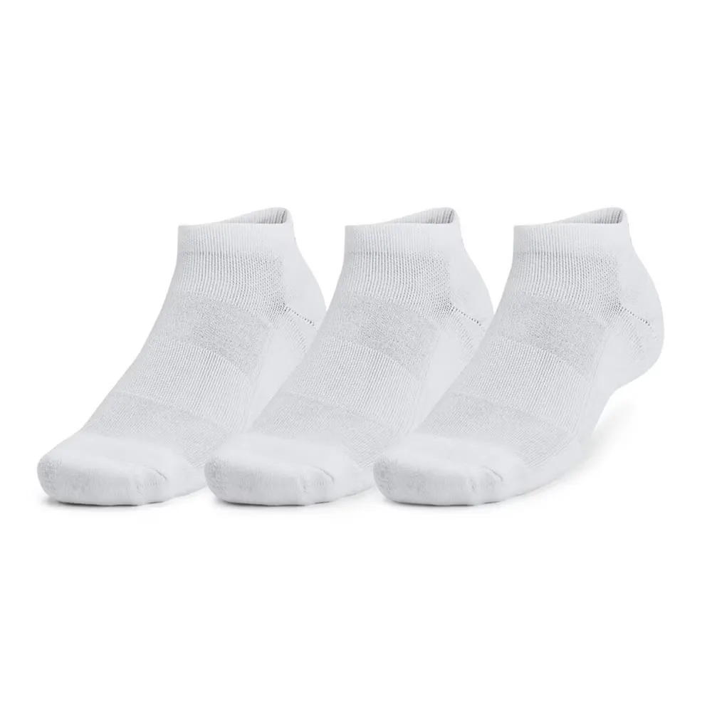 Under Armour Ankle Socks Unisex 3 Pack White
