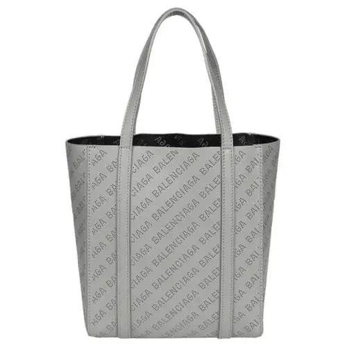 Balenciaga Calfskin Handbag Women's Gray