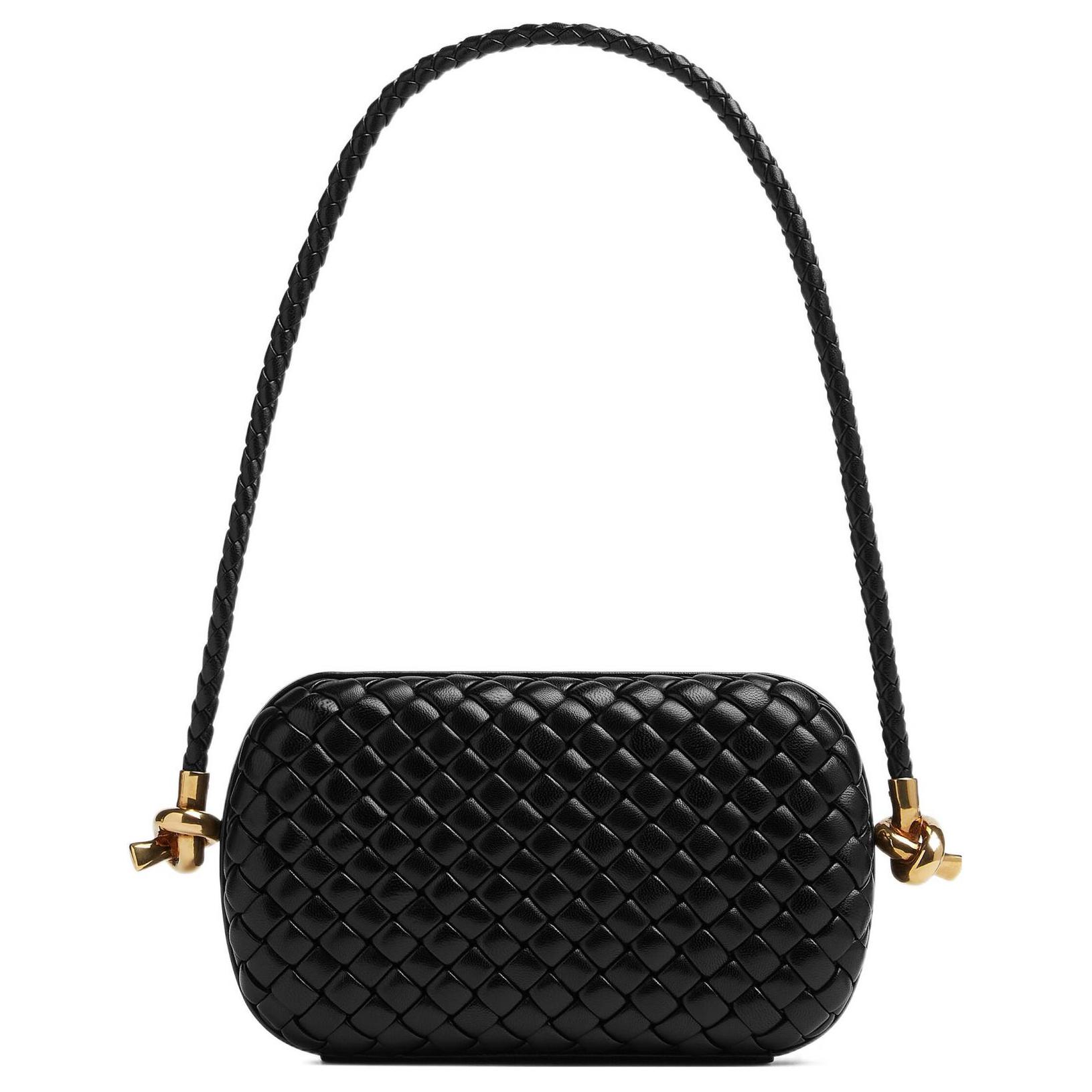 Сумка Bottega Bottega Veneta KNOT Intreccio (черный)