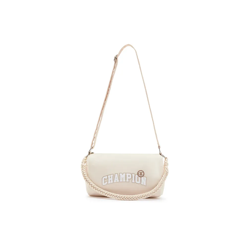 Champion Fabric Shoulder Bag, Crossbody Bag Small Unisex Blue/Black/Light Khaki/Gray
